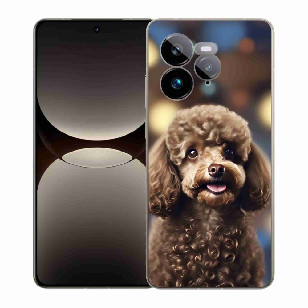 mmCase gél tok a Realme GT 7 Pro 5G-hez – aranyos pudli