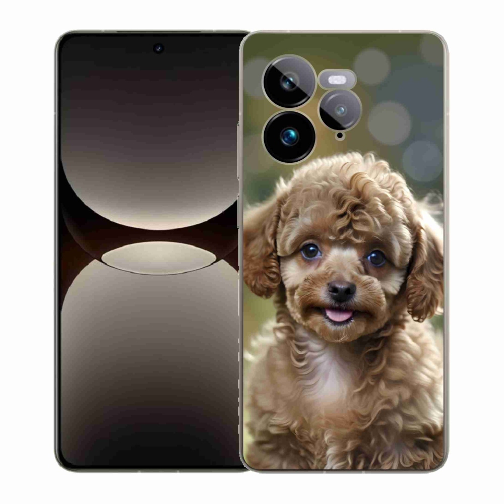 mmCase gél tok a Realme GT 7 Pro 5G-hez – aranyos pudli