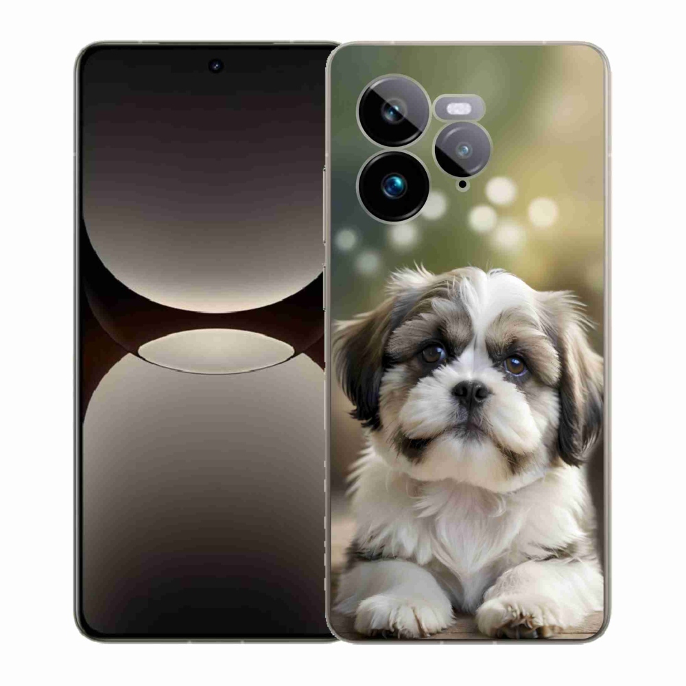 mmCase gél tok a Realme GT 7 Pro 5G-hez – aranyos shih-tzu