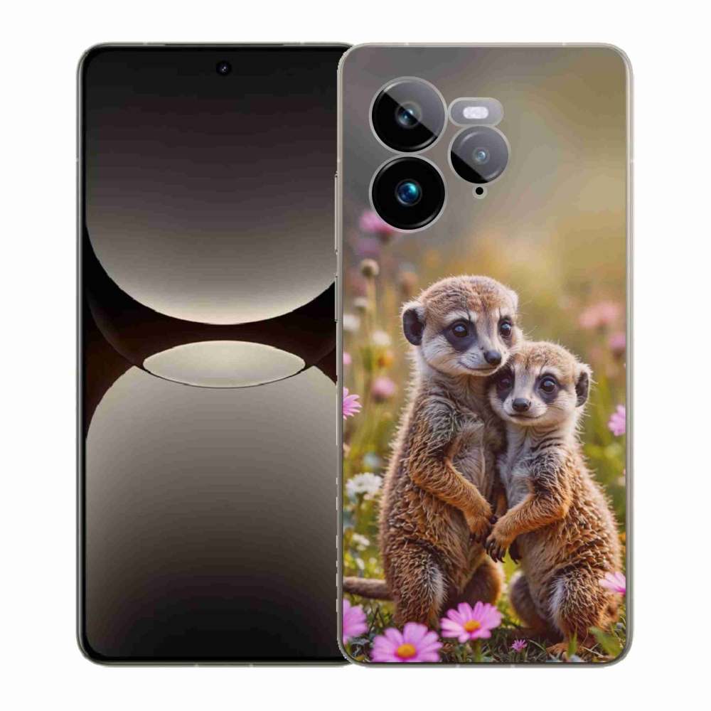 mmCase gél tok a Realme GT 7 Pro 5G-hez – szurikáta-duó