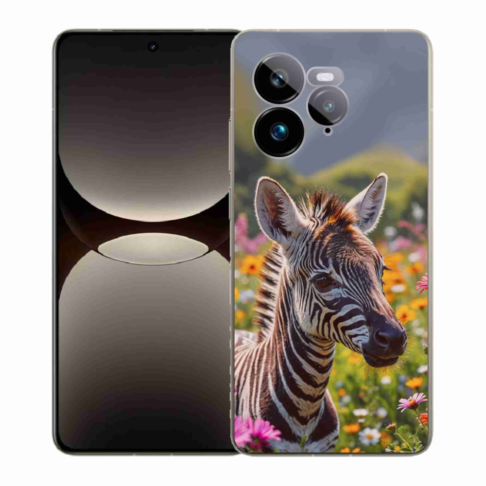 mmCase gél tok a Realme GT 7 Pro 5G-hez – zebra a réten