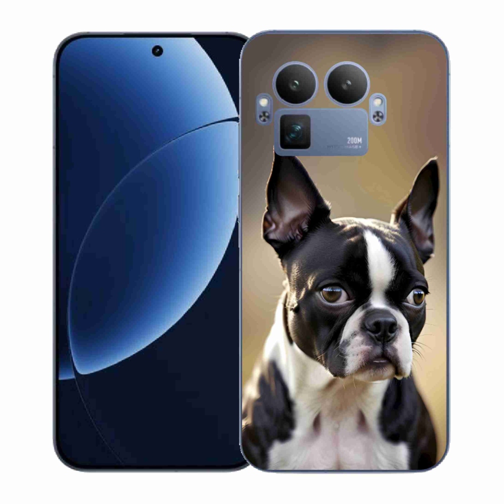 Gél borítás mmCase a Realme GT 8 Pro 5G készülékhez - Boston Terrier