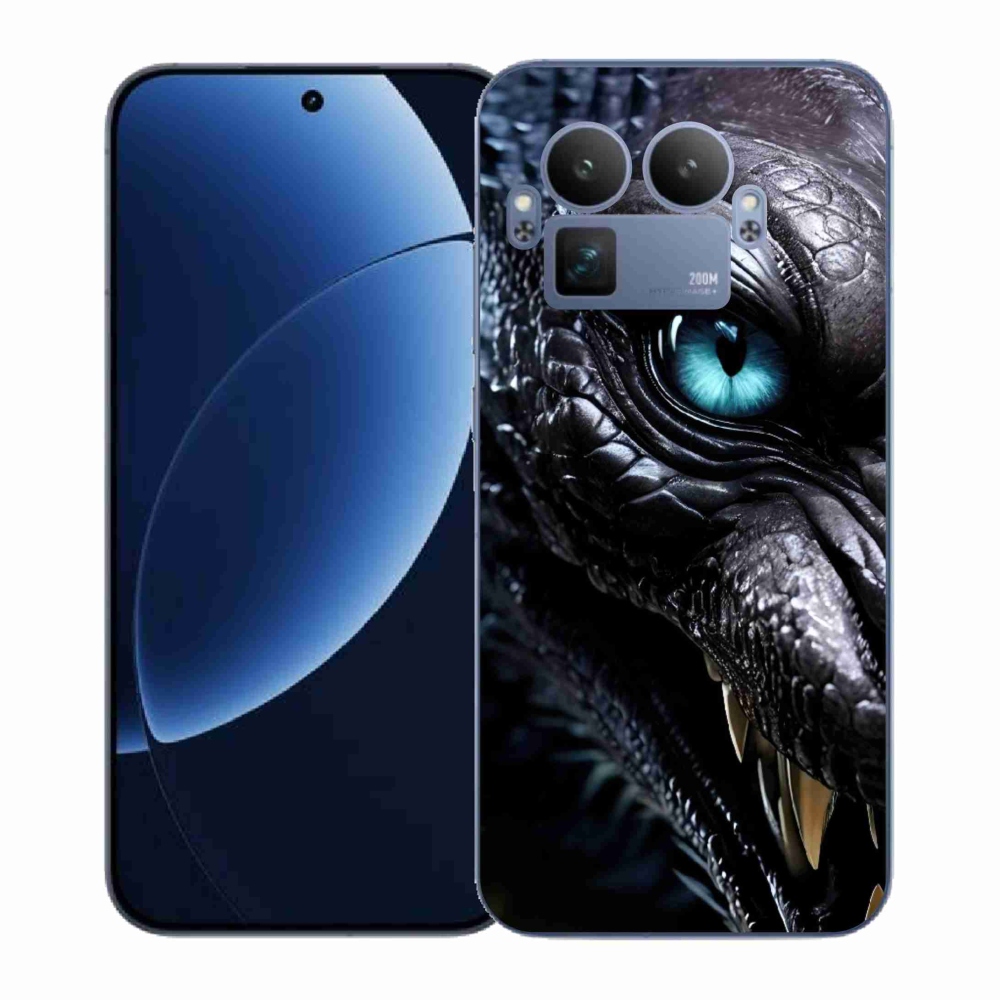 Gél borítás mmCase a Realme GT 8 Pro 5G-n - sárkány nézet