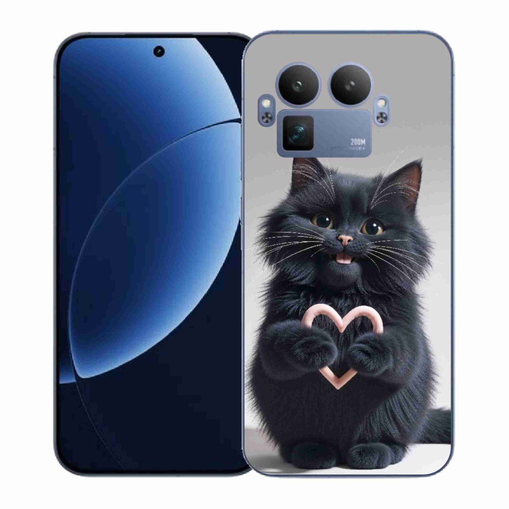 Gél borítás mmCase a Realme GT 8 Pro 5G készülékhez - cat love 3