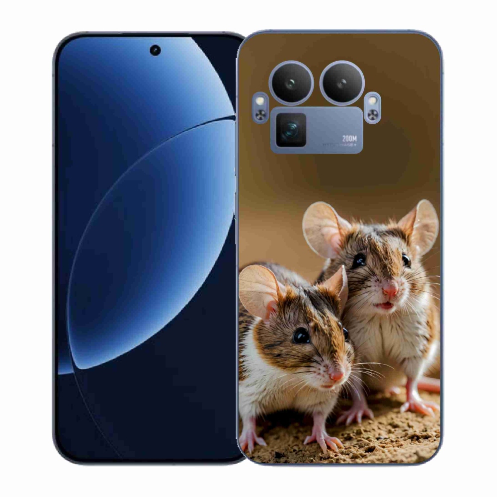 Gél borítás mmCase a Realme GT 8 Pro 5G számára - egér duó