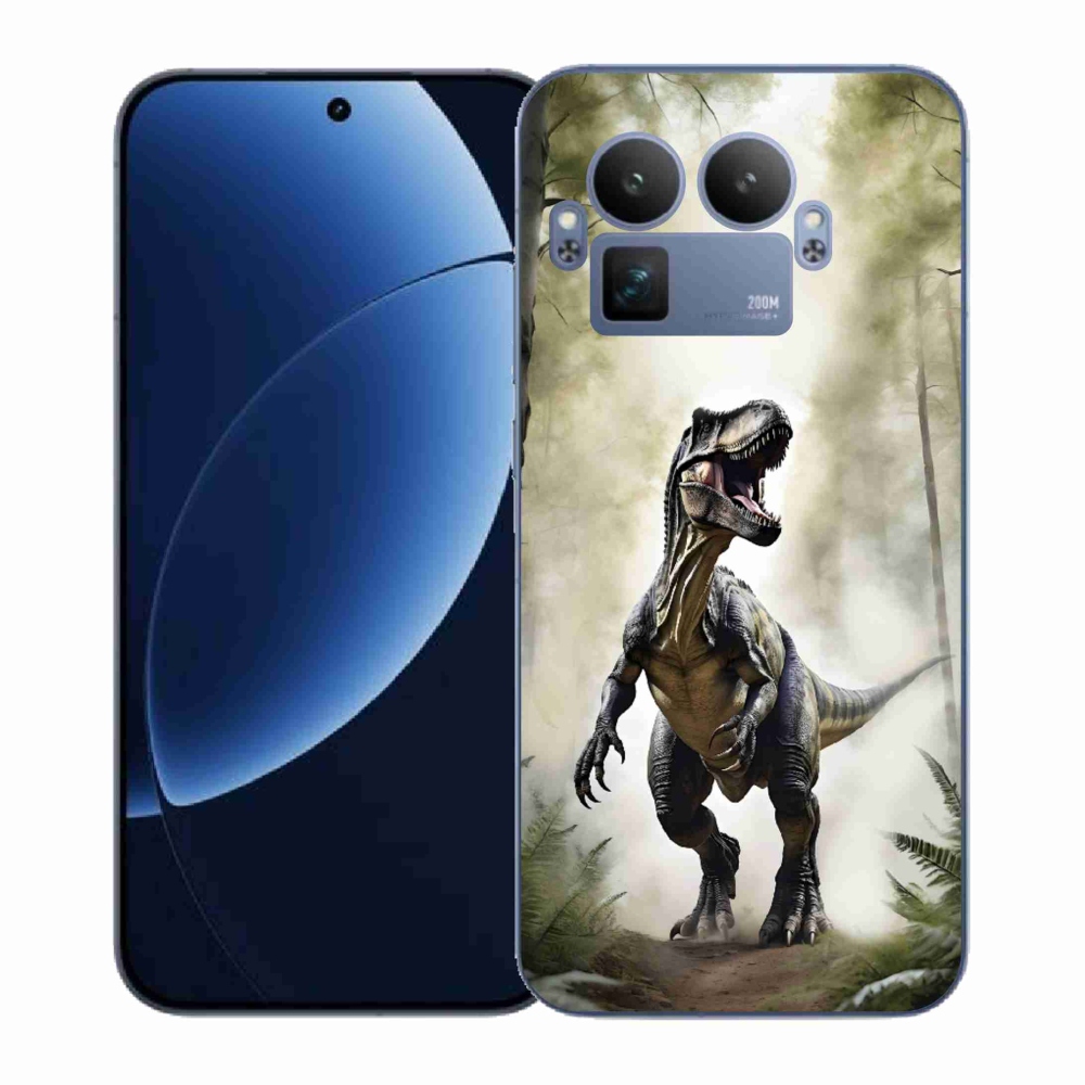 Gél borítás mmCase a Realme GT 8 Pro 5G-n - dühös T-Rex