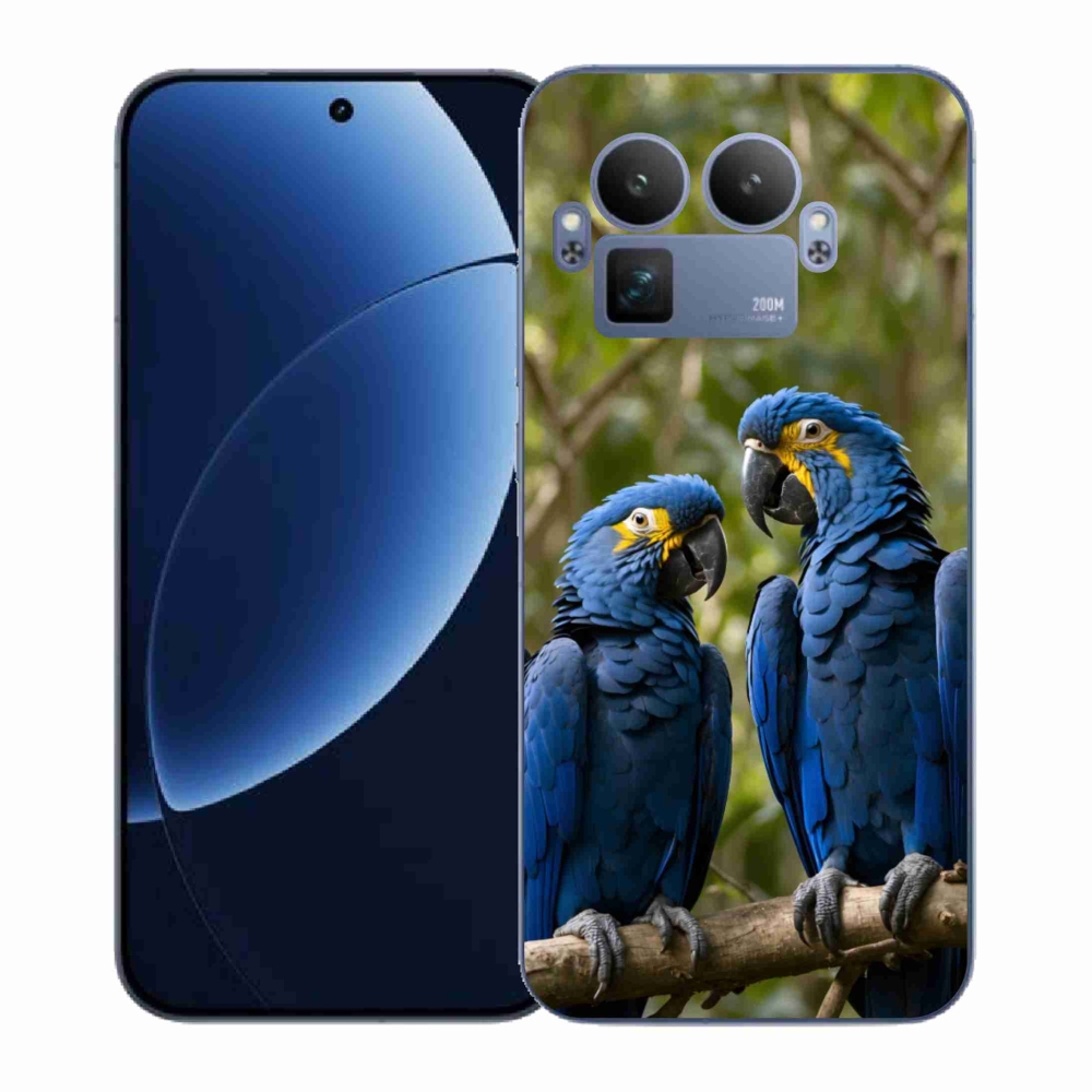 Zselés borítás mmCase a Realme GT 8 Pro 5G készülékhez - papagáj duo