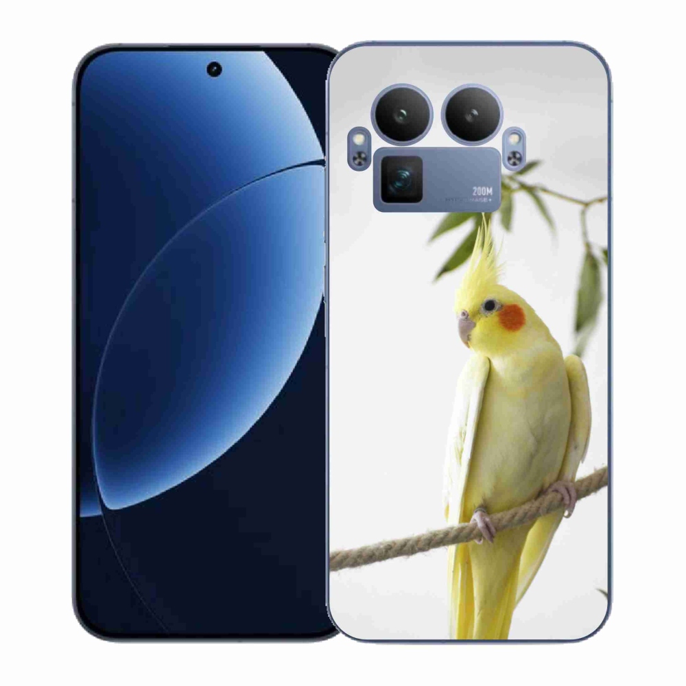 Zselés borítás mmCase a Realme GT 8 Pro 5G készülékhez - papagáj korallszín
