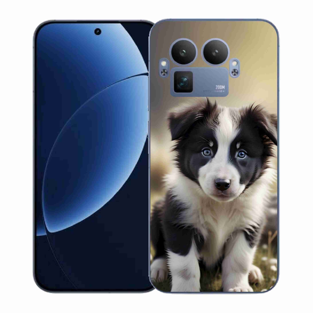 Gél borítás mmCase a Realme GT 8 Pro 5G készülékhez - aranyos border collie