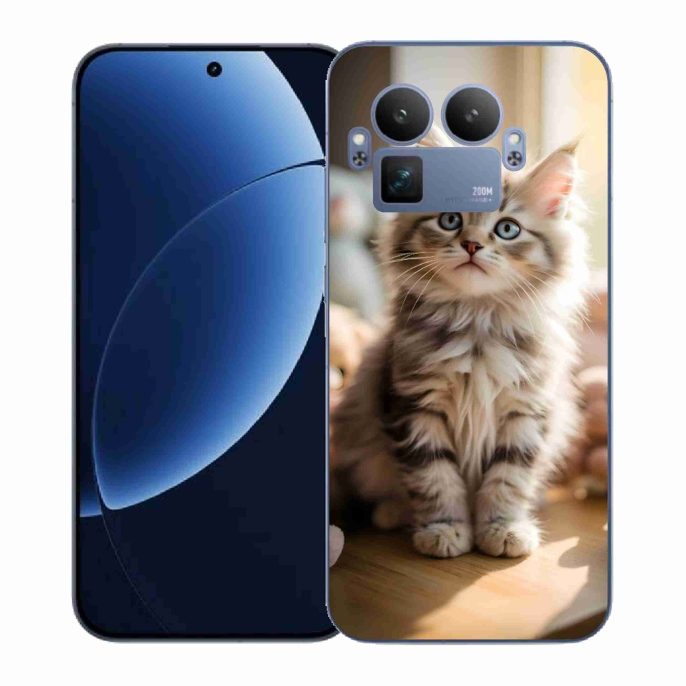 Gél borítás mmCase a Realme GT 8 Pro 5G-re - aranyos cica 10