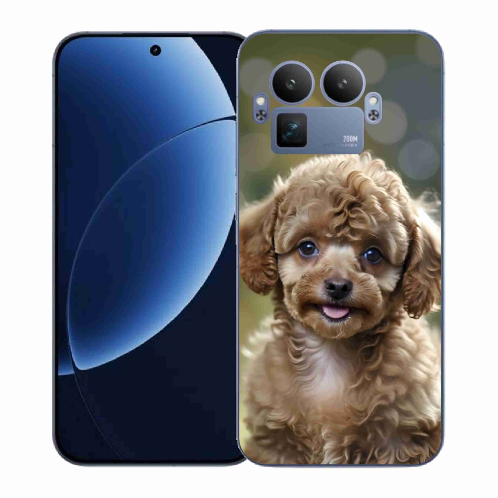Gél borítás mmCase a Realme GT 8 Pro 5G számára - aranyos uszkár