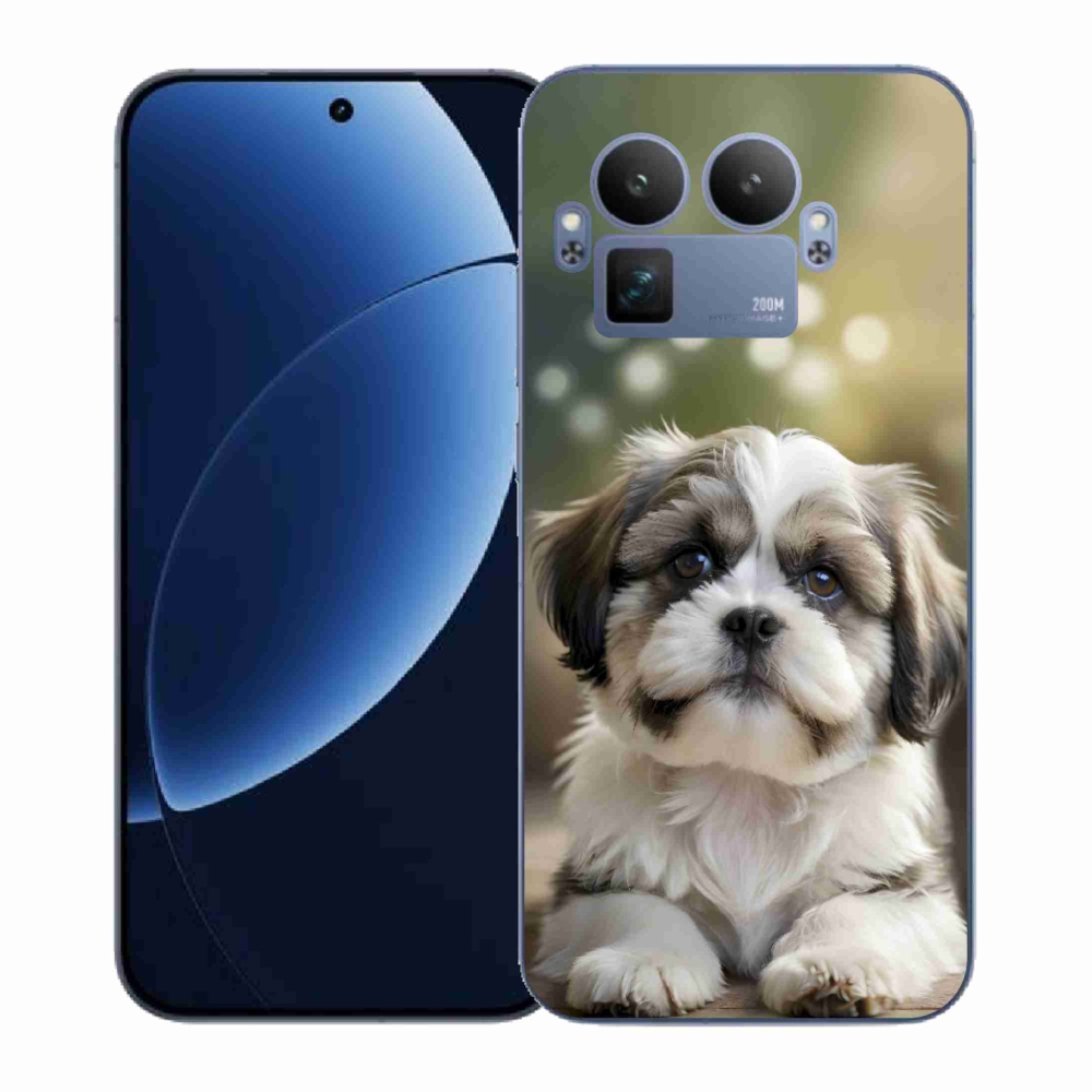 Gél borítás mmCase a Realme GT 8 Pro 5G számára - aranyos shih-tzu