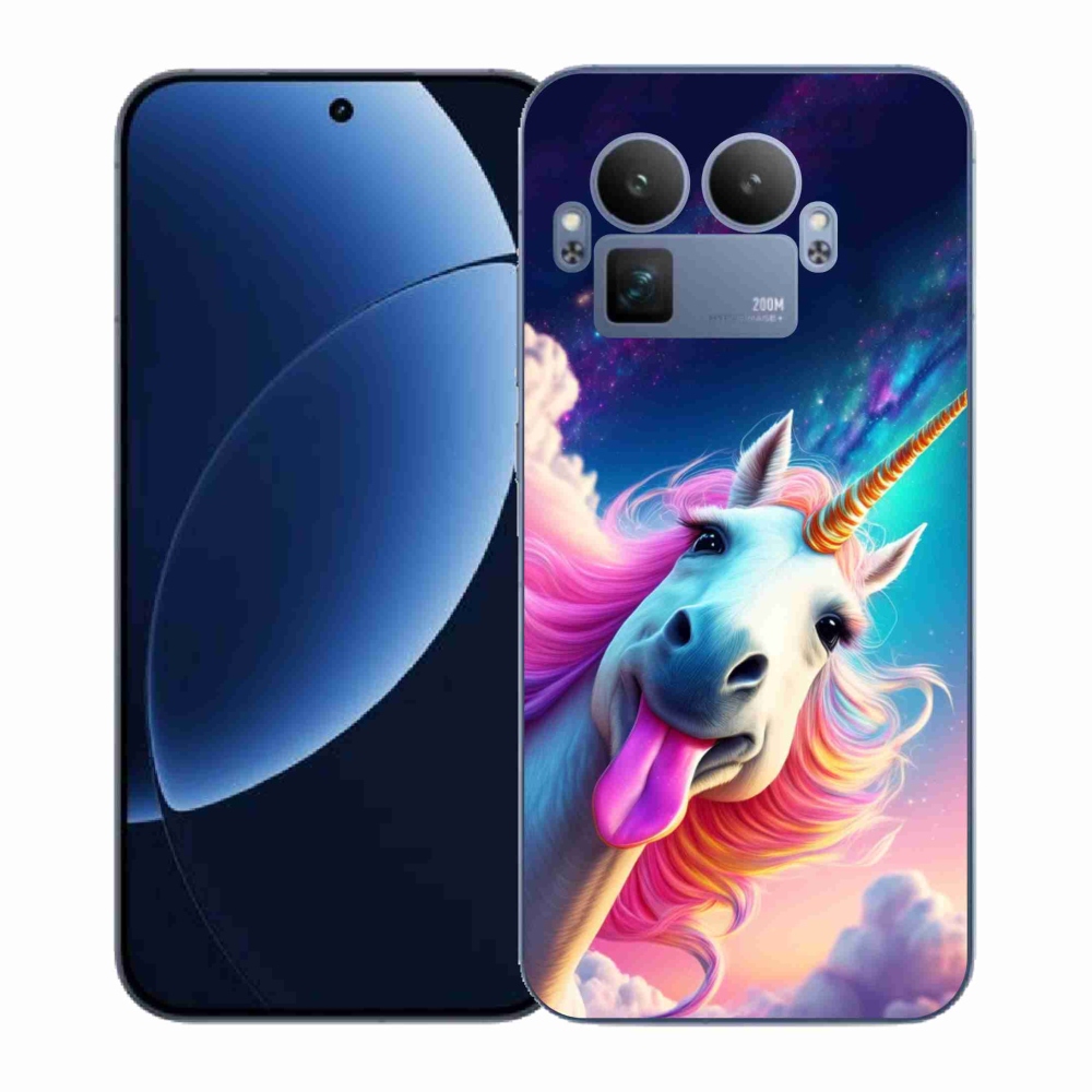 Gél borítás mmCase a Realme GT 8 Pro 5G-n - őrült egyszarvú