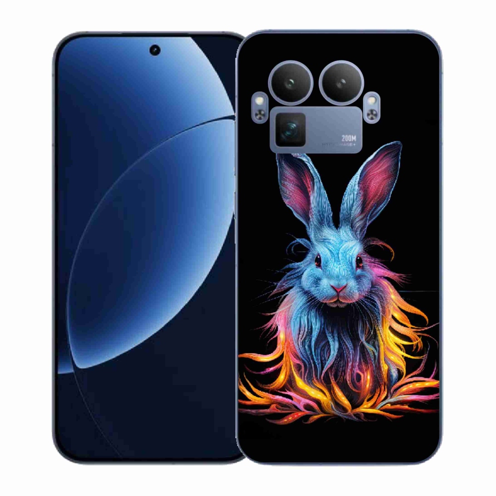 Zselés borítás mmCase a Realme GT 8 Pro-n - absztrakt nyúl