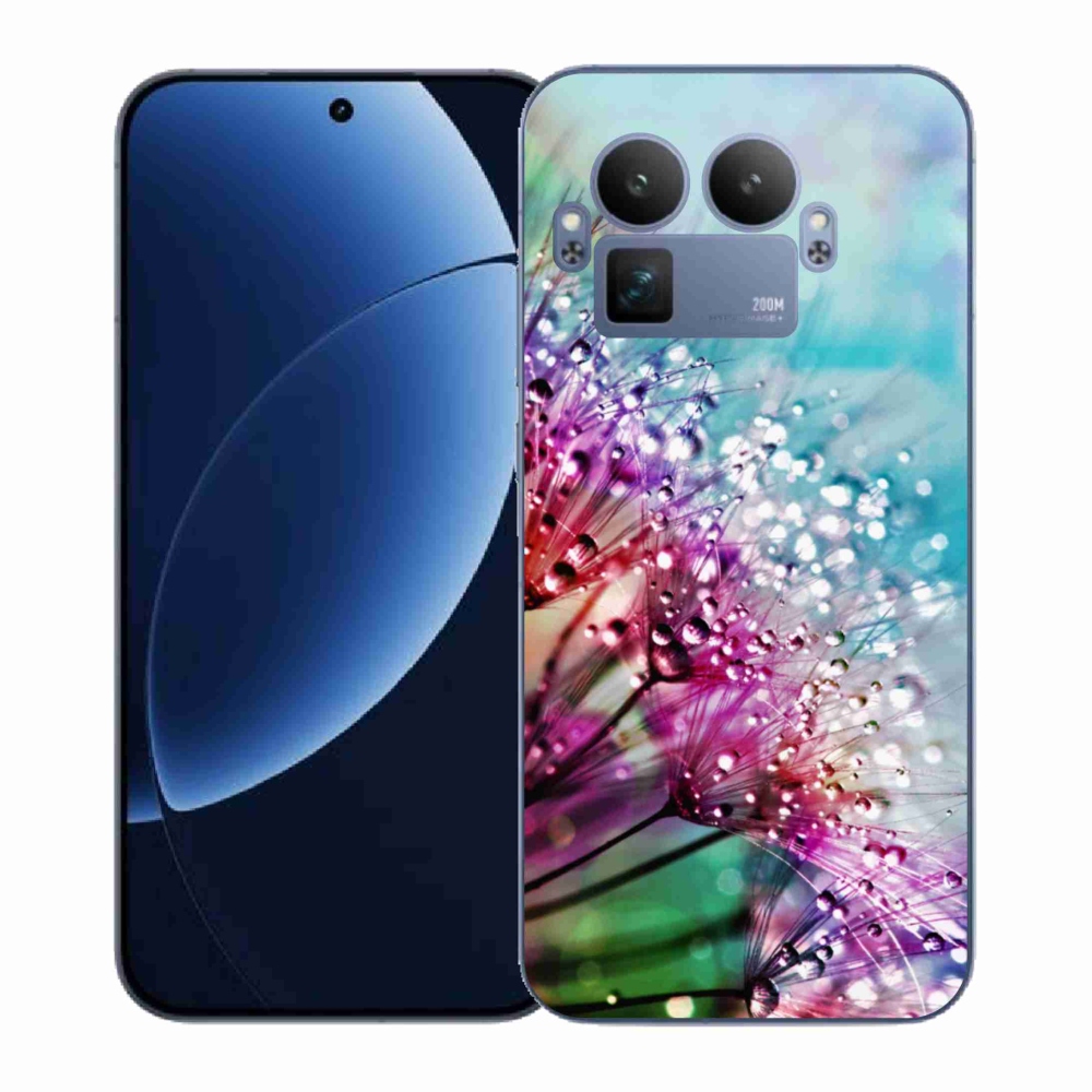 Gél borítás mmCase a Realme GT 8 Pro készülékhez - színes virágok