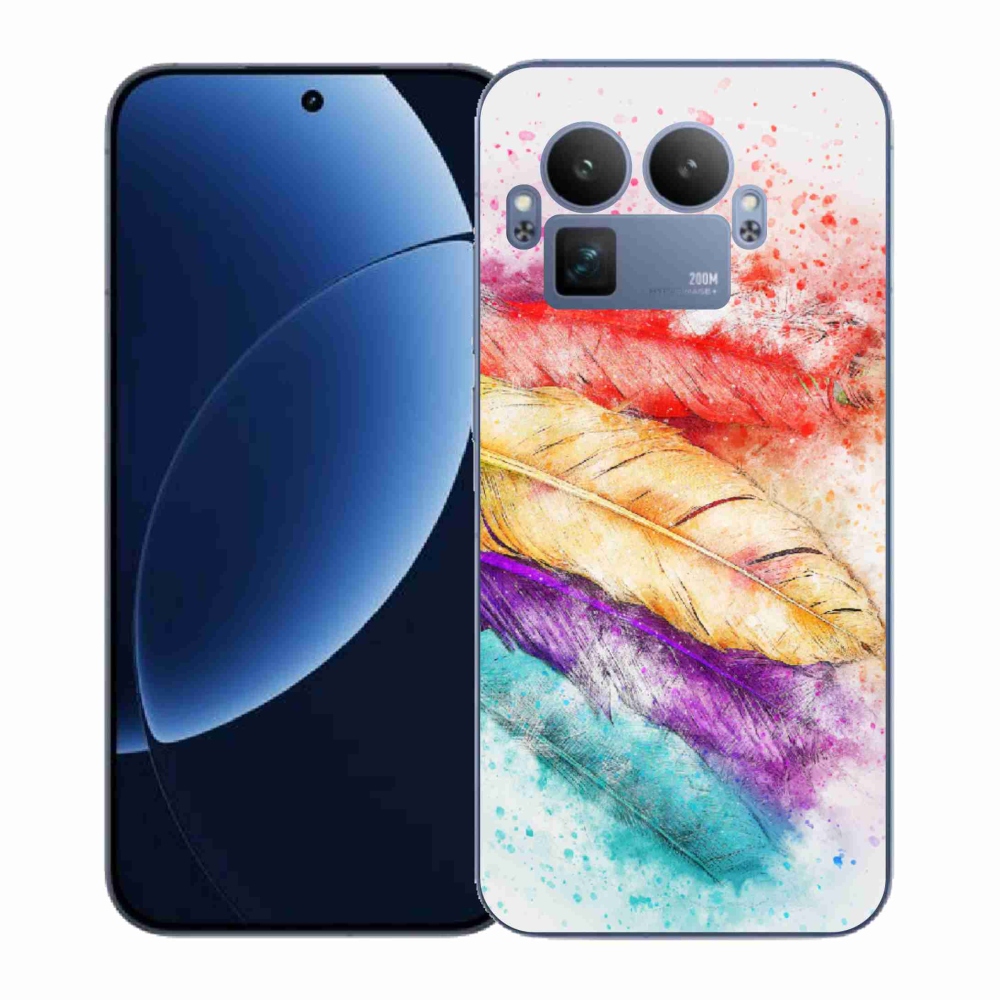 Zselés borítás mmCase a Realme GT 8 Pro készülékhez - színes toll