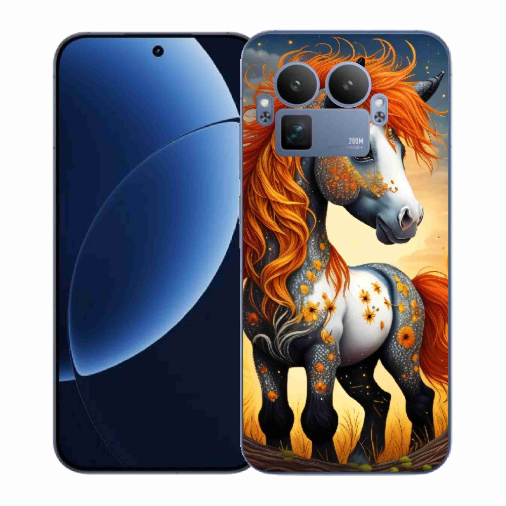 Zselés borítás mmCase a Realme GT 8 Pro készülékhez - színes póni