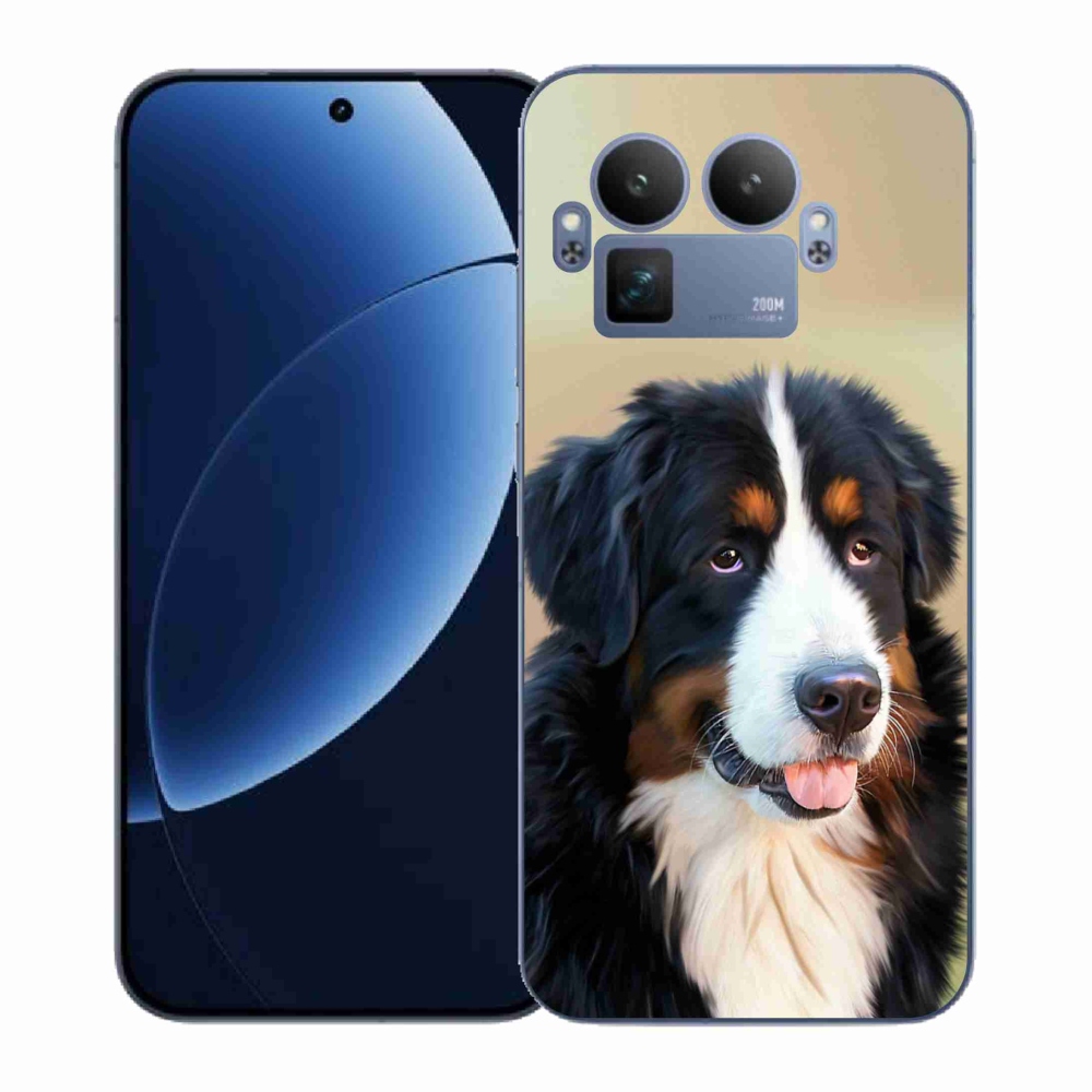 Gél borítás mmCase a Realme GT 8 Pro készülékhez - Berni hegyi kutya