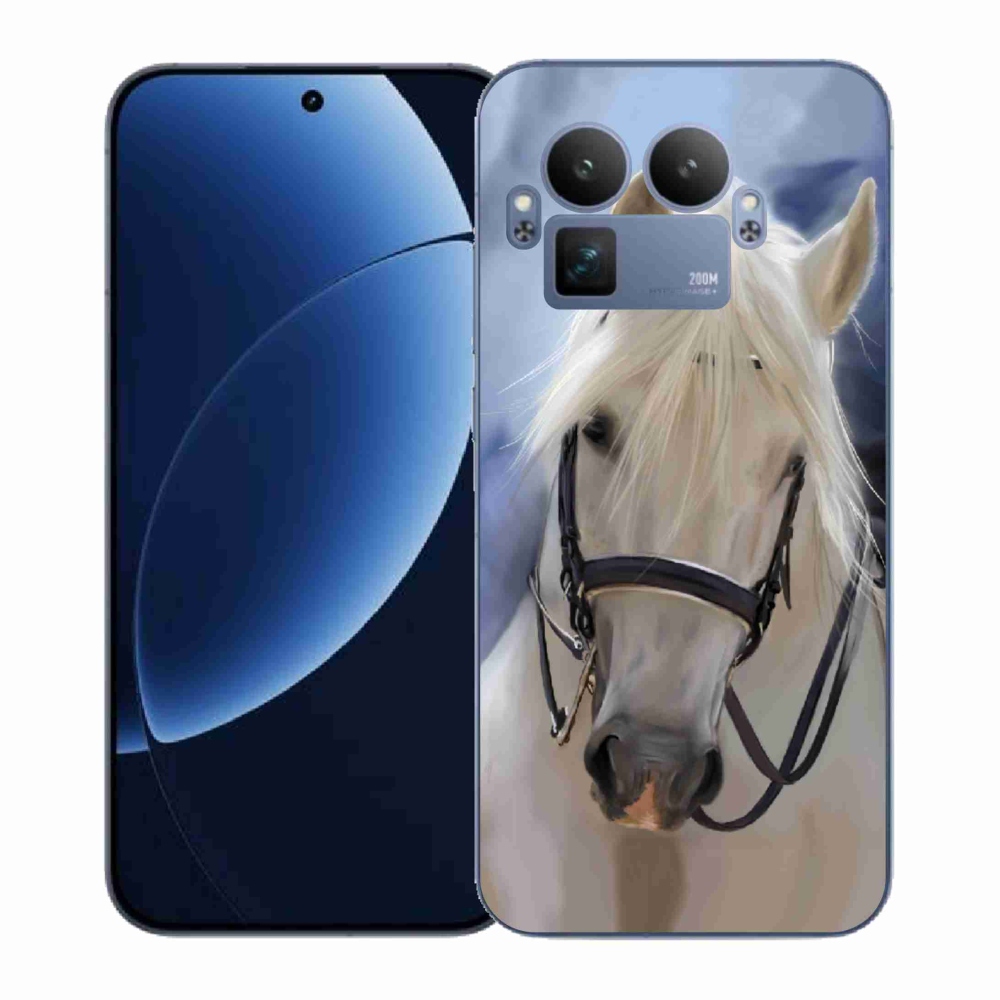 Gél borítás mmCase a Realme GT 8 Pro készülékhez - fehér ló