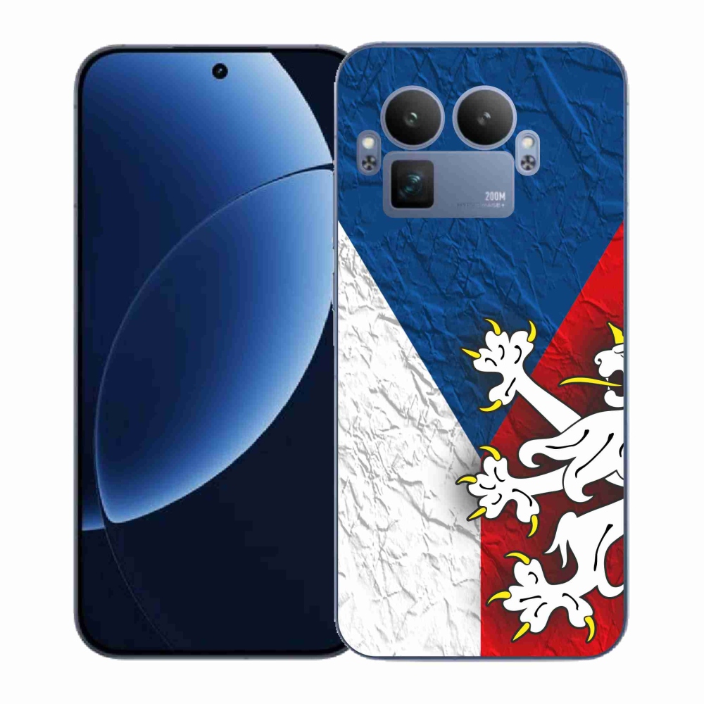 Gél borítás mmCase a Realme GT 8 Pro számára - cseh zászló 1