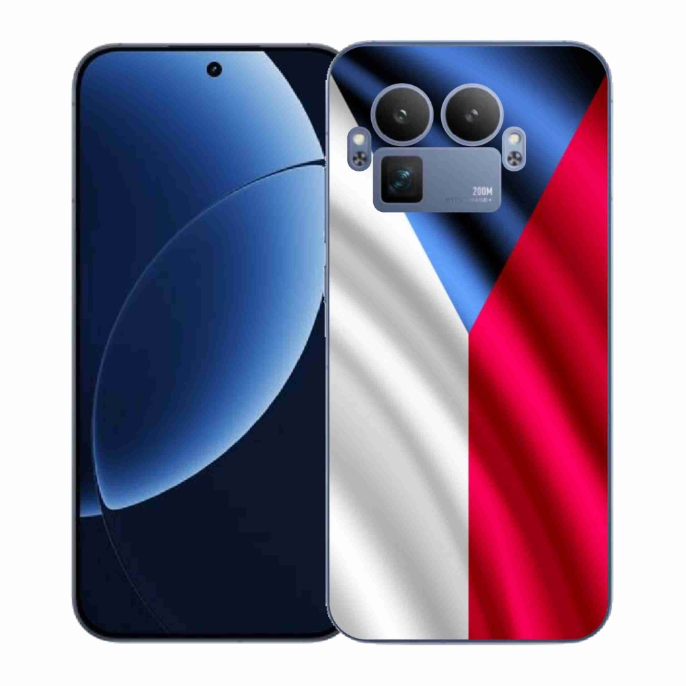 Gél borítás mmCase a Realme GT 8 Pro számára - cseh zászló