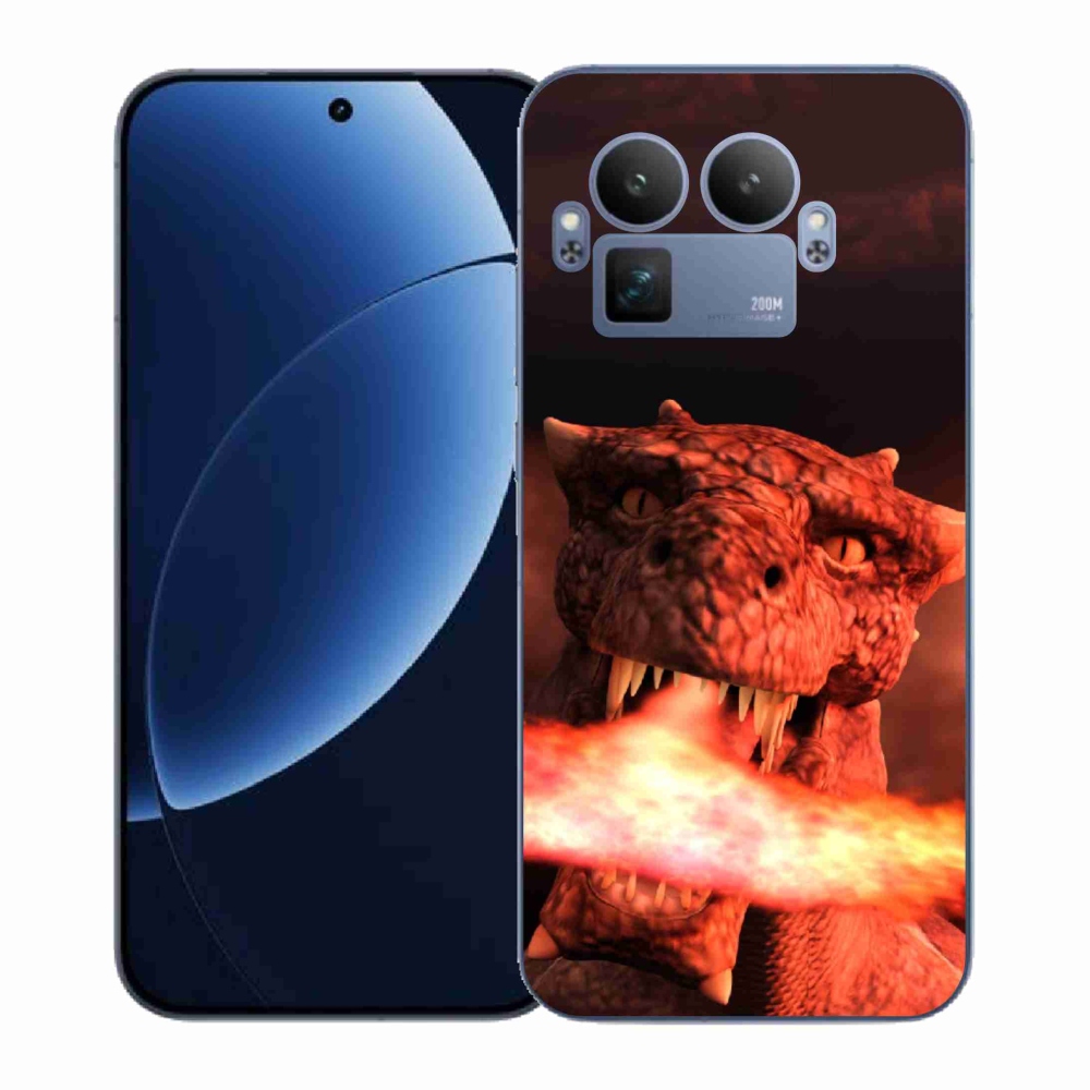 Zselés borítás mmCase a Realme GT 8 Pro készülékhez - sárkány