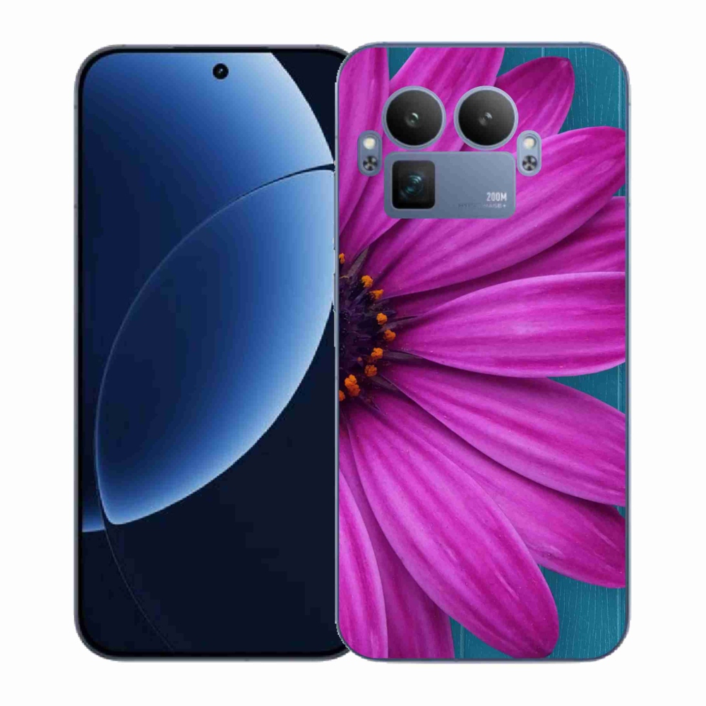 Zselés borítás mmCase a Realme GT 8 Pro készülékhez - lila százszorszép