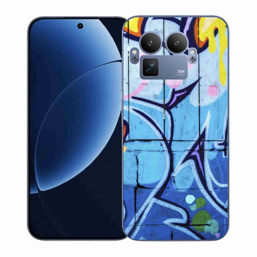 Gél borítás mmCase a Realme GT 8 Pro-n - graffiti