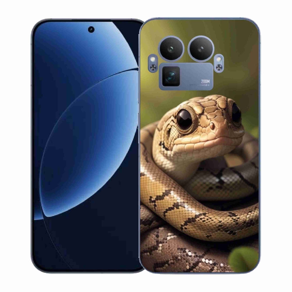 Gél borítás mmCase a Realme GT 8 Pro készülékhez - kígyó 1