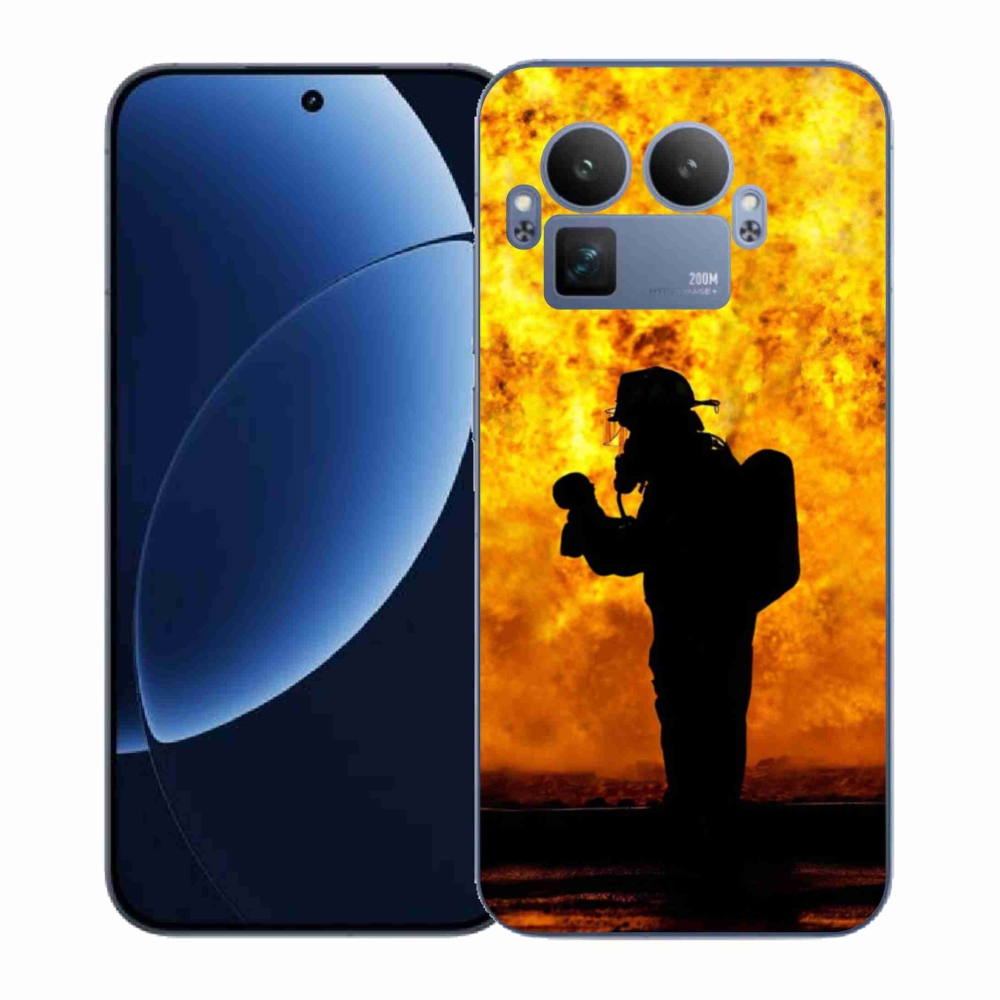 Gél borítás mmCase a Realme GT 8 Pro számára - tűzoltó