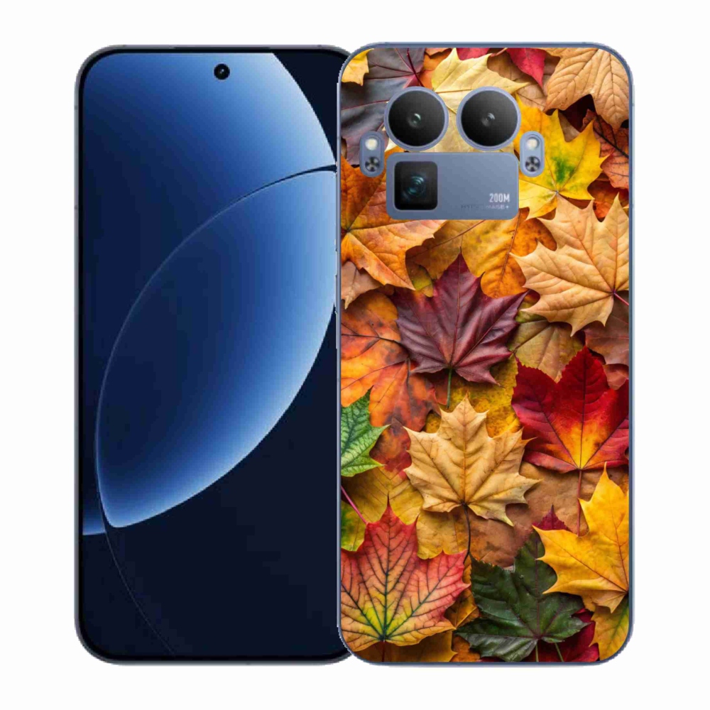 Gél borítás mmCase a Realme GT 8 Pro készülékhez - juharlevelek 2