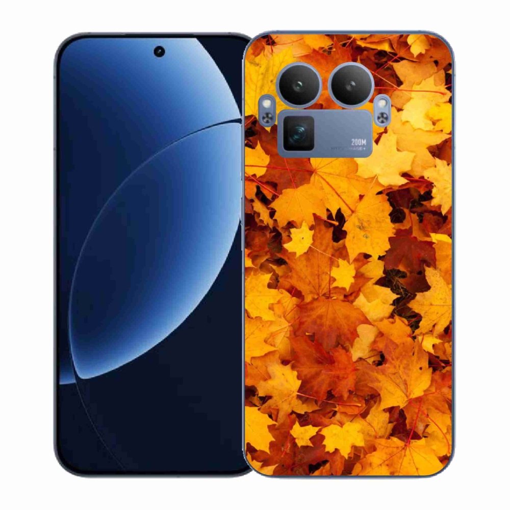 Gél borítás mmCase a Realme GT 8 Pro készülékhez - juharlevelek