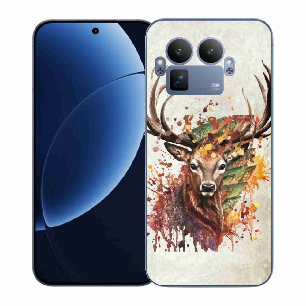 Zselés borítás mmCase a Realme GT 8 Pro készülékhez - szarvas 1