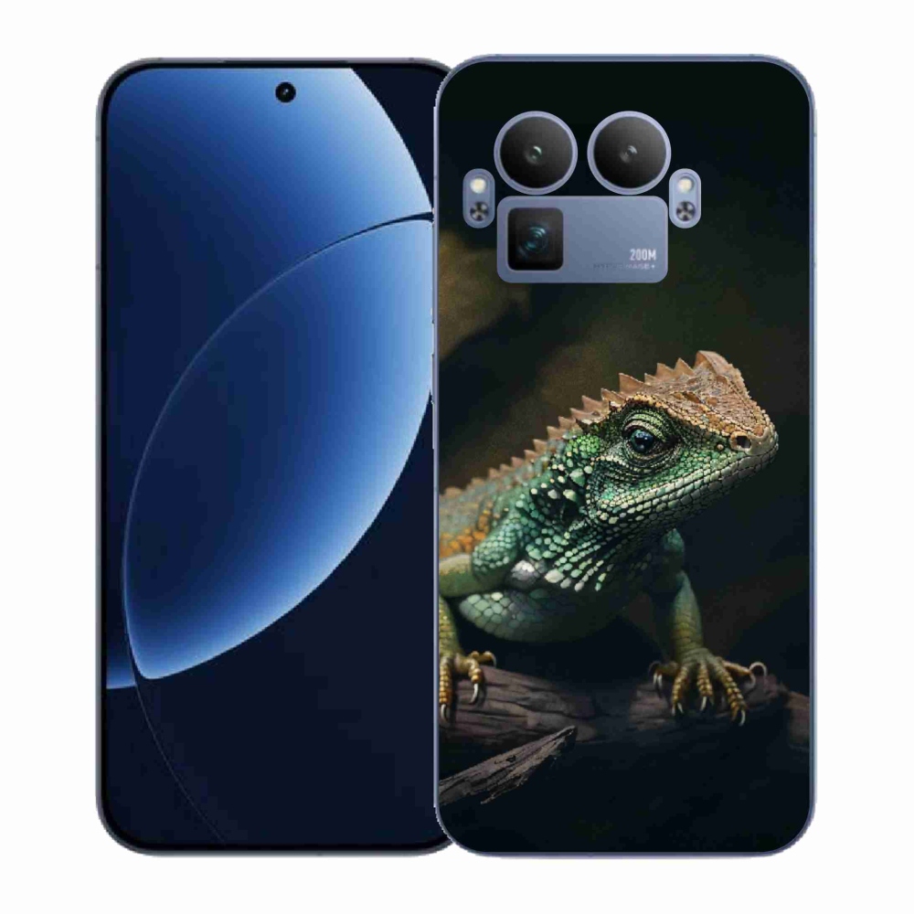 Gél borítás mmCase a Realme GT 8 Pro készülékhez - gyík