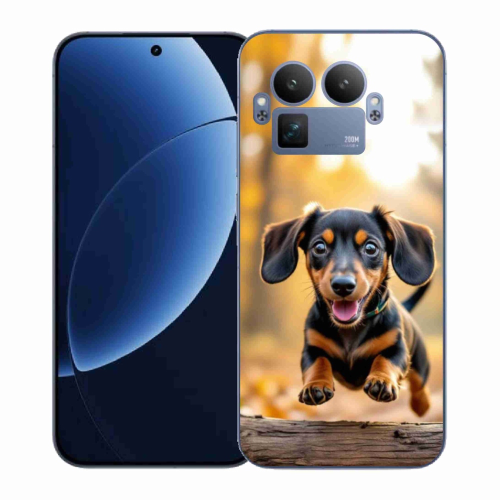 Gél borítás mmCase a Realme GT 8 Pro készülékhez - tacskó 2