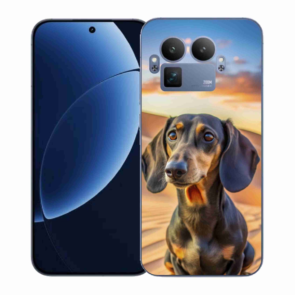 Gél borítás mmCase a Realme GT 8 Pro készülékhez - tacskó 3