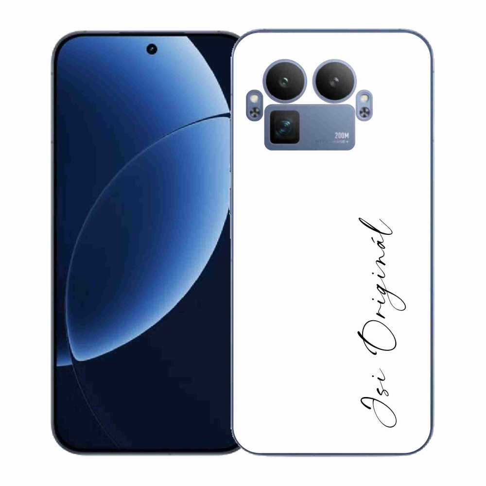 Gél borító mmCase a Realme GT 8 Pro-n - te vagy az eredeti fehér háttér