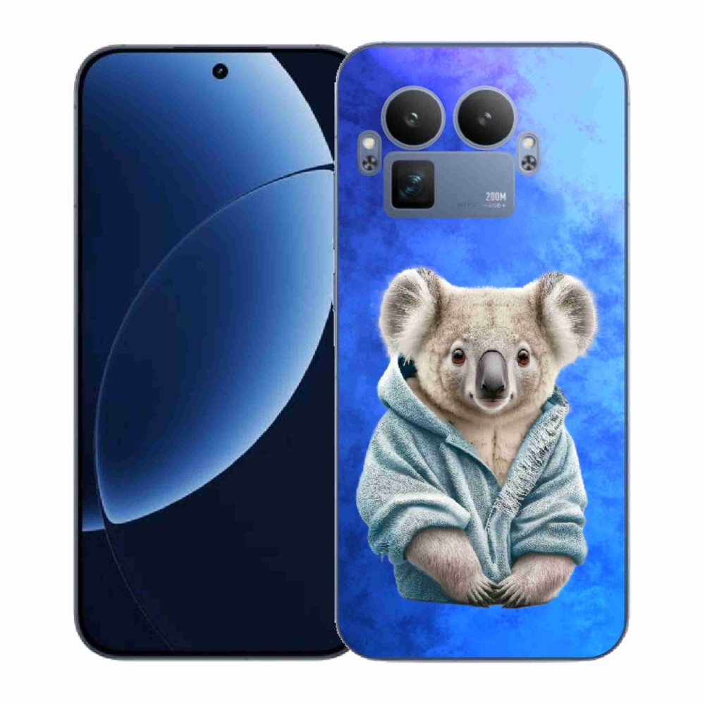 Gél borítás mmCase a Realme GT 8 Pro készülékhez - koala pulóverben