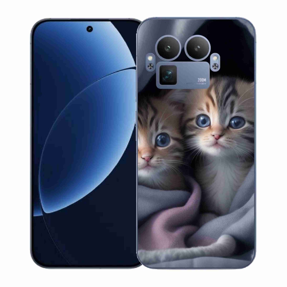 Gél borítás mmCase a Realme GT 8 Pro készülékhez - cat duo 2