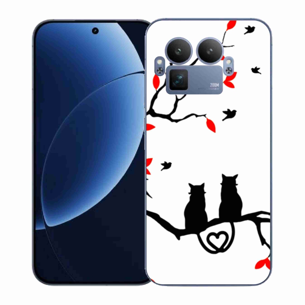 Gél borítás mmCase a Realme GT 8 Pro számára - macskaszerelem