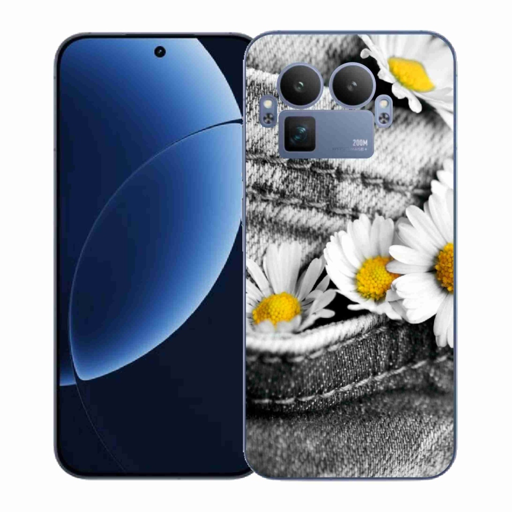 Gél borítás mmCase a Realme GT 8 Pro készülékhez - százszorszépek