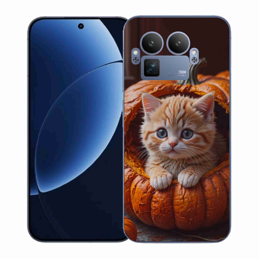 Gél borítás mmCase a Realme GT 8 Pro készülékhez - cica és tök 2