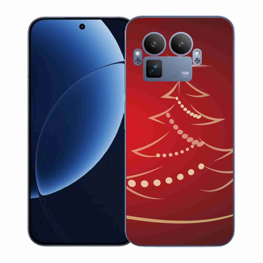 Gél borítás mmCase a Realme GT 8 Pro-hoz - karácsonyfa karikatúra
