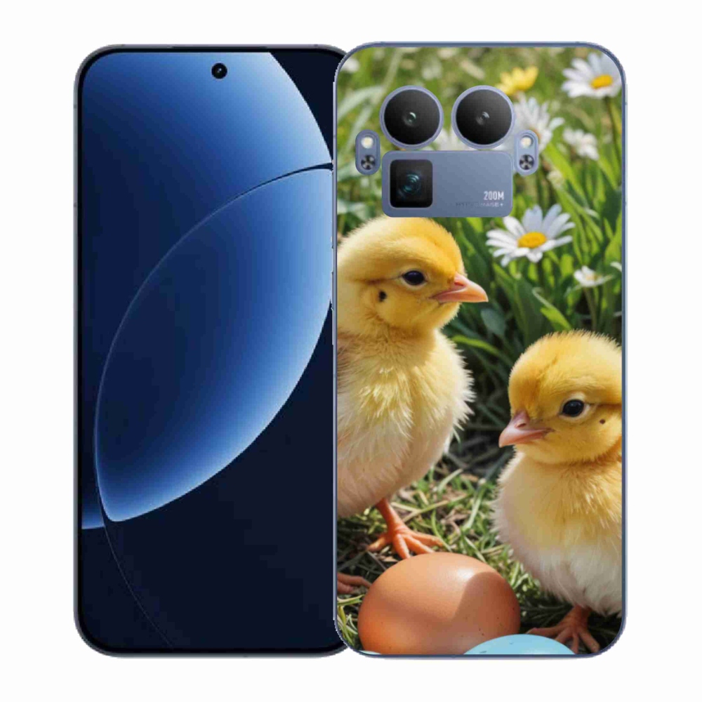 Gél borítás mmCase a Realme GT 8 Pro készülékhez - csibék