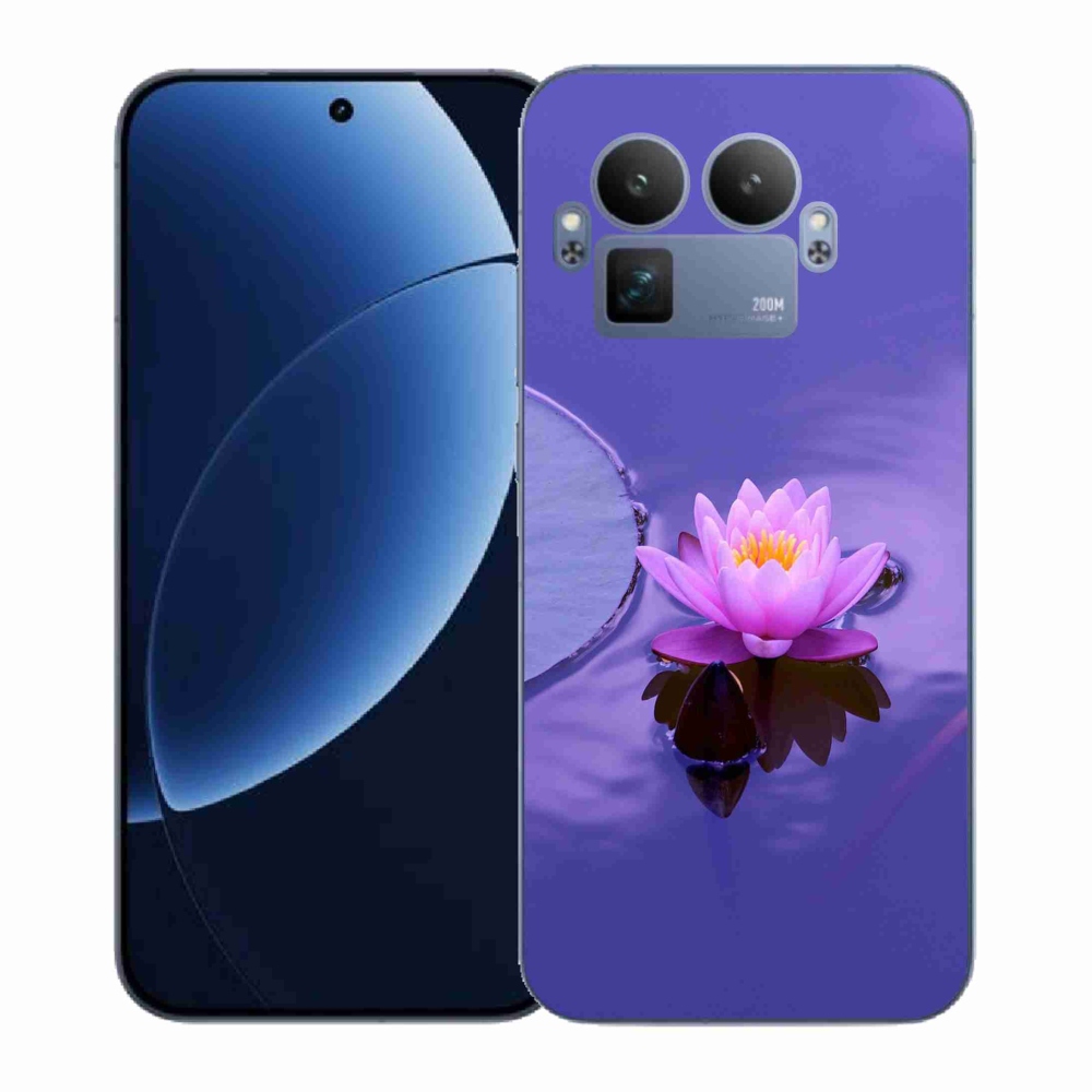 Gél borítás mmCase a Realme GT 8 Pro készülékhez - virág a felületen