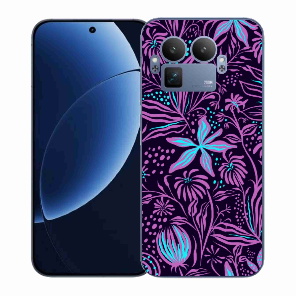 Gél borítás mmCase a Realme GT 8 Pro készülékhez - virágok 2