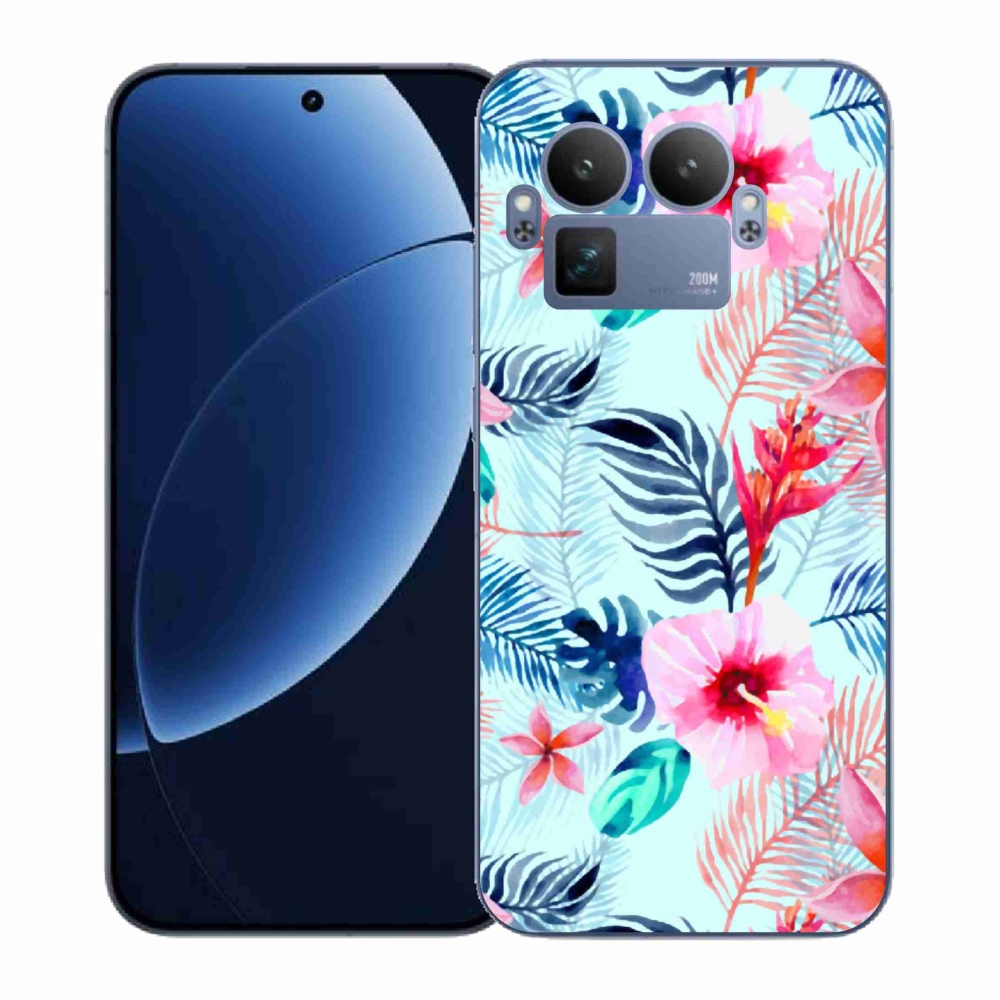 Gél borítás mmCase a Realme GT 8 Pro készülékhez - virágok