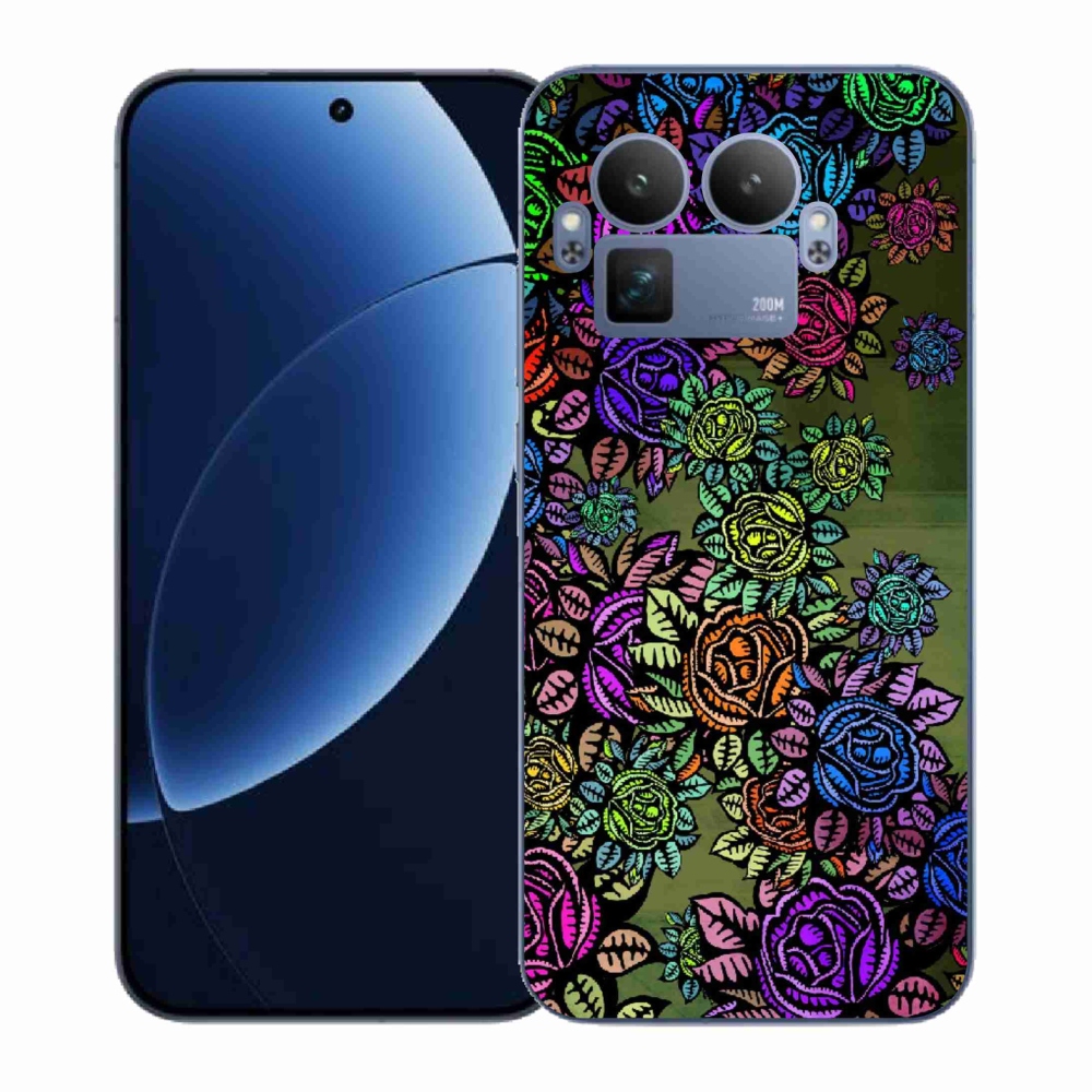 Gél borítás mmCase a Realme GT 8 Pro készülékhez - virágok 6