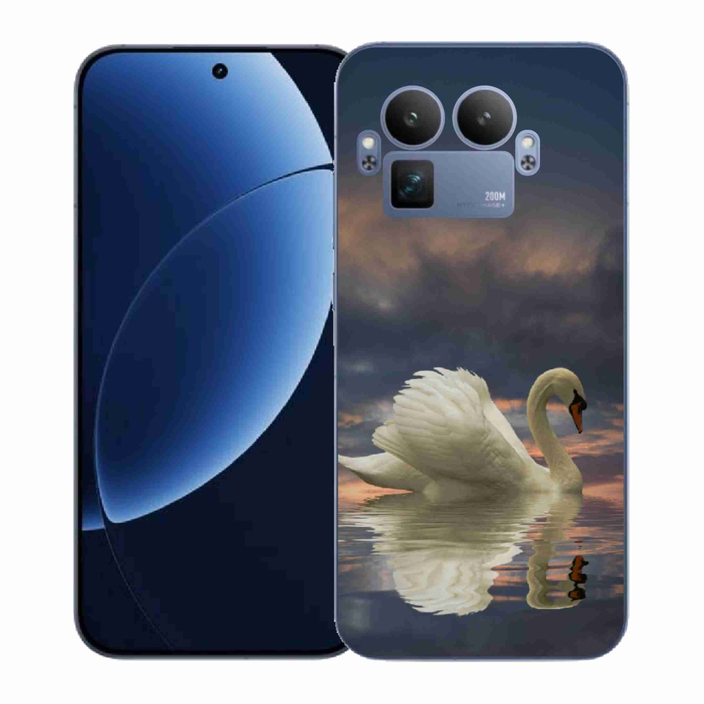 Gél borítás mmCase a Realme GT 8 Pro készülékhez - hattyú