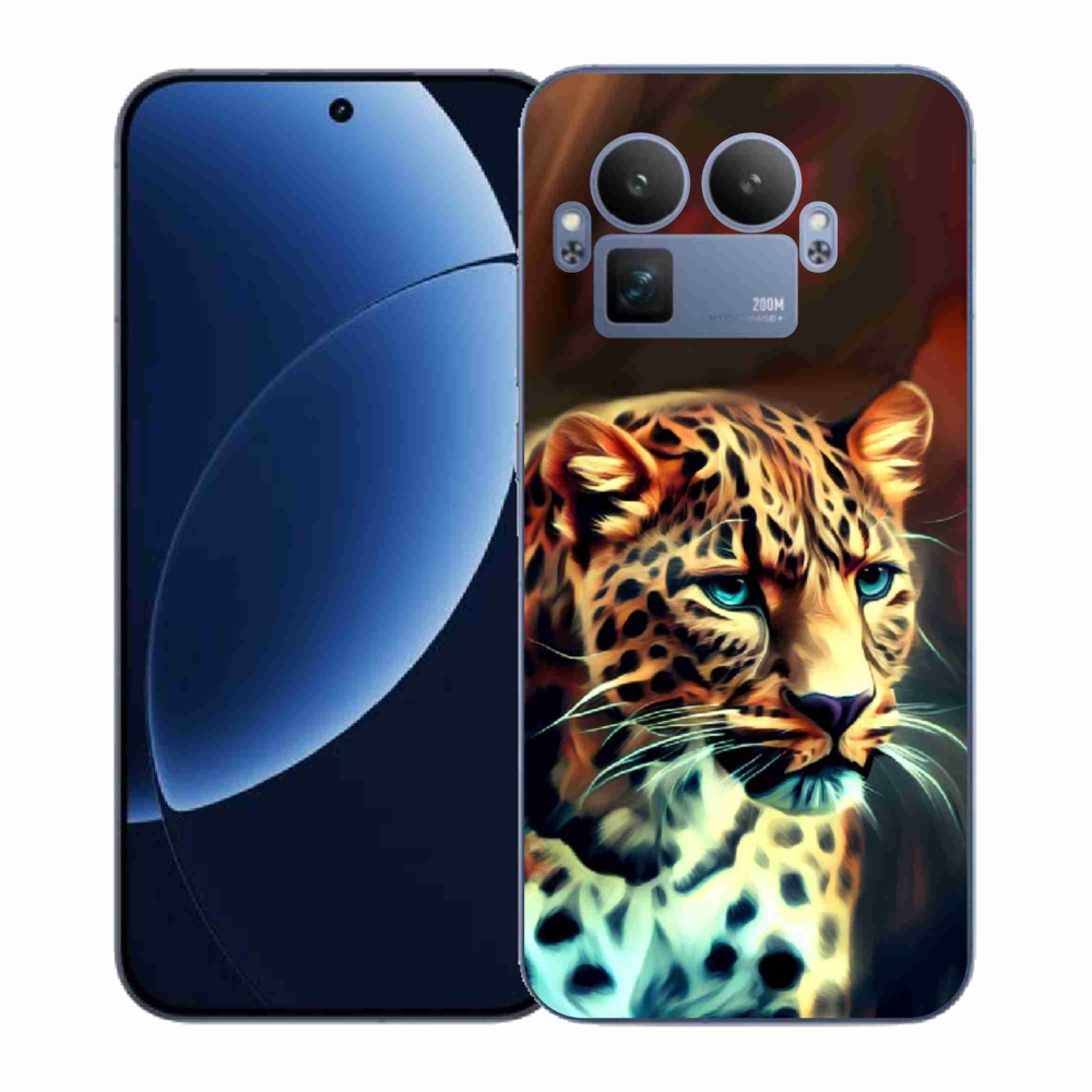 Gél borítás mmCase a Realme GT 8 Pro készülékhez - leopárd